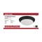 Nuvo 25W Flush Mount Twist & Lock Fixture, LED 14 in. Matte Black Finish Frosted Glass 62/689 - alternate 7